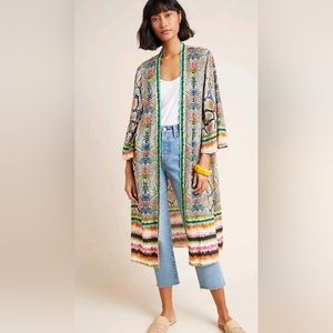 ✨ Anthropologie Bl-nk London Colorful Kimono🔥